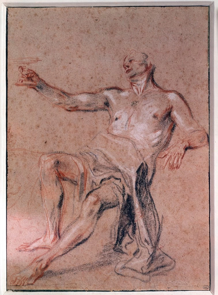 Studio - Uomo nudo, Louvre, Parigi